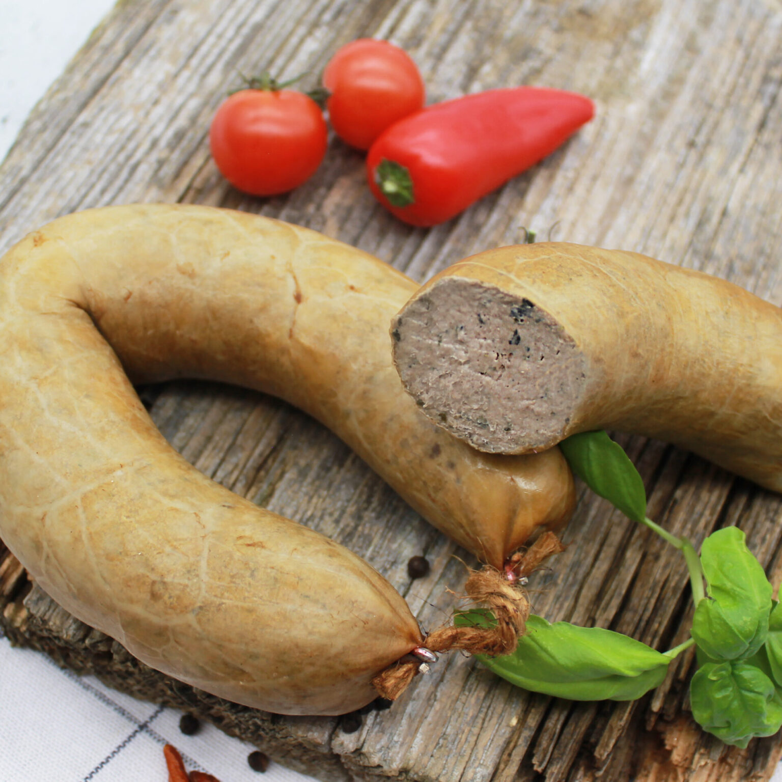 Bauernleberwurst im Ring