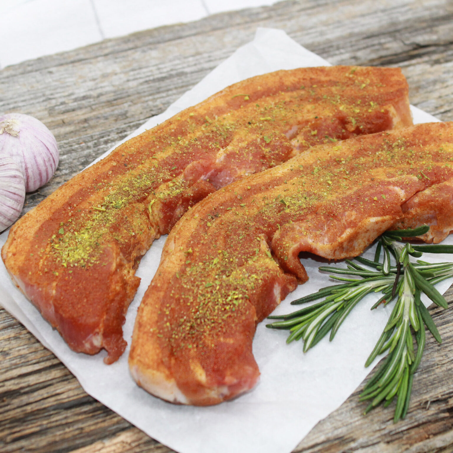 Grillbauch gewürzt