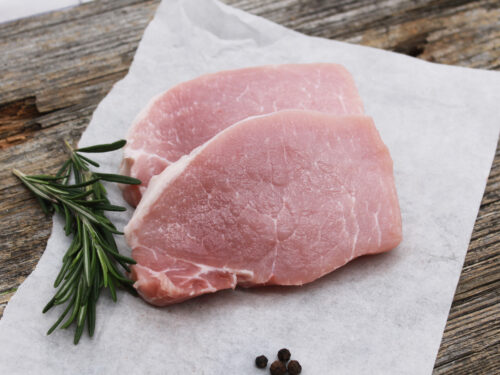 Rückensteak vom Schwein