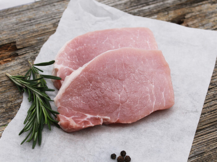 Rückensteak vom Schwein