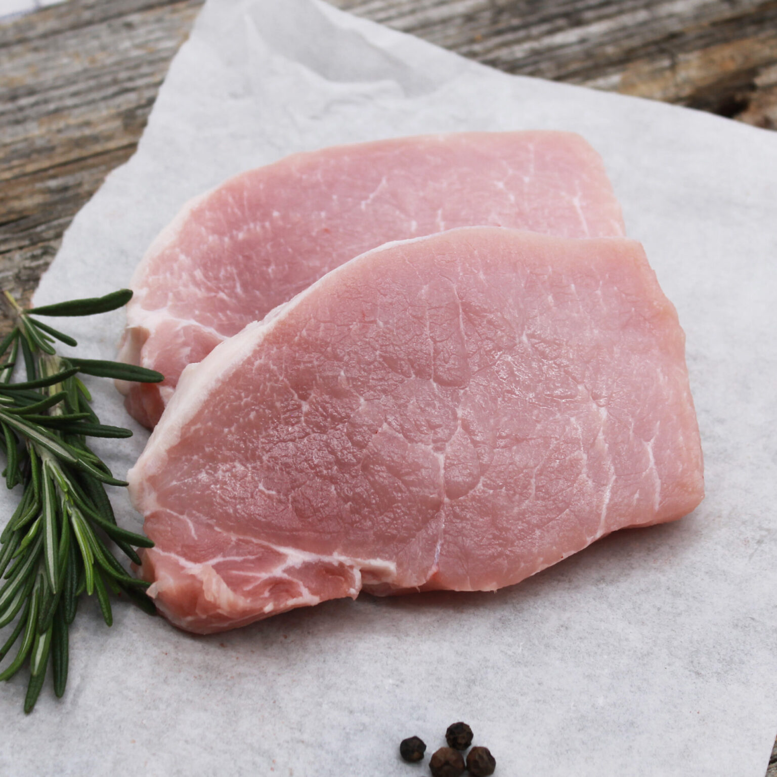 Rückensteak vom Schwein